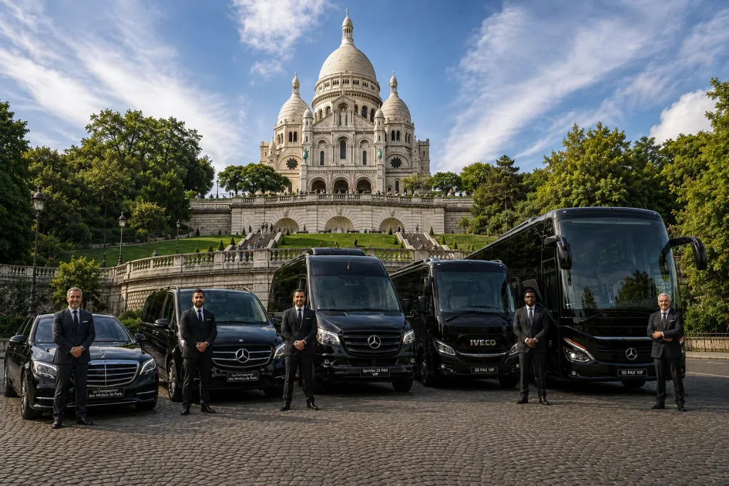 Flotte devant le Sacré-Cœur